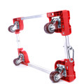 Custom Warehouse Logistics Cart Wheel Dollies 4 Rad Warehouse Logistics Dolly Heavy Duty